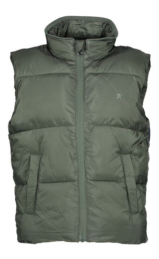 Donkergroene padded bodywarmer Hackett