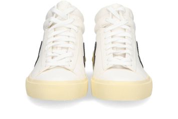 Witte sneaker met zwart detail Veja