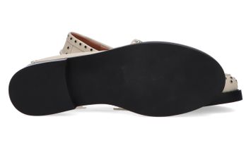 Creme kleurige mocassins met studs Bibi Lou