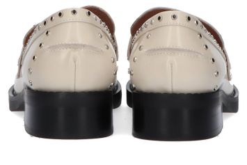 Creme kleurige mocassins met studs Bibi Lou
