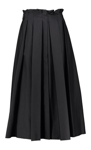 Zwarte geplooide rok Audrey Skirt Souad