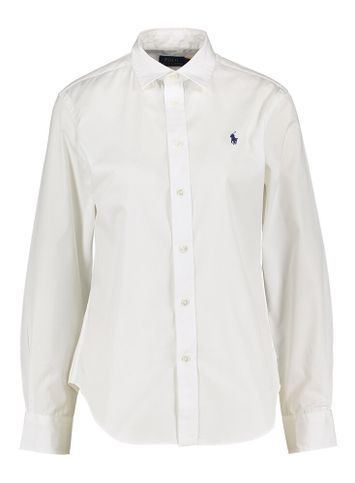 Witte katoenen blouse Ralph Lauren