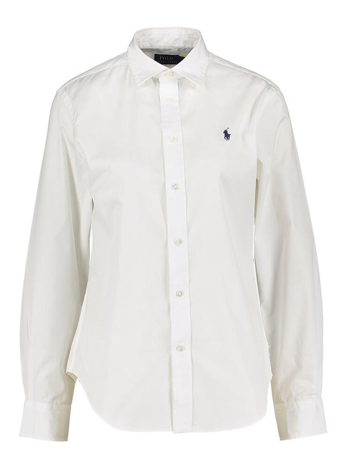 Witte katoenen blouse Ralph Lauren