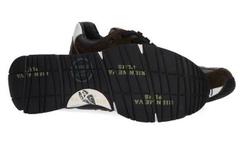Donkergroene sneakers met tekeningen op de zool Mace Premiata