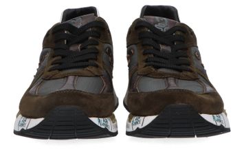 Donkergroene sneakers met tekeningen op de zool Mace Premiata