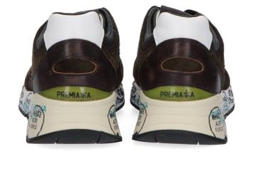 Donkergroene sneakers met tekeningen op de zool Mace Premiata