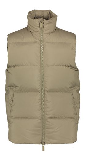 Kaki padded bodywarmer Selected