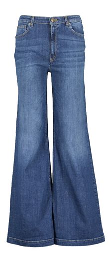 Donkerblauwe flared fit jeans Twinset