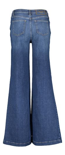 Donkerblauwe flared fit jeans Twinset