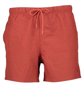 Roestkleurige zwemshort SEERSUCKER Shiwi