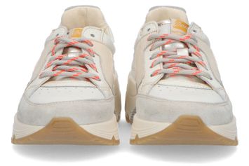 Sneakers in wit en beige tinten Ocra