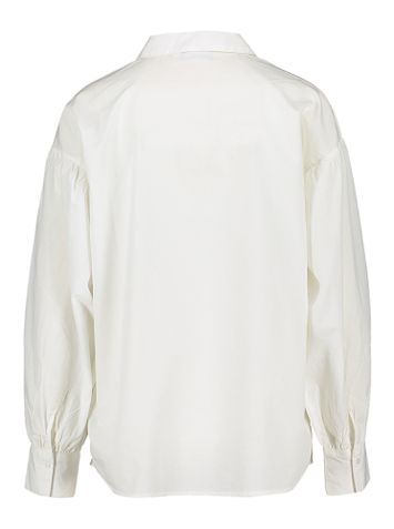 Witte blouse met ballonmouwen Saint Tropez