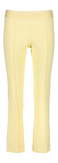 Gele broek met logo in elastiek Ranee Cambio