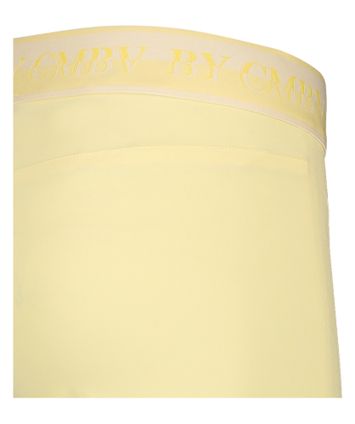 Gele broek met logo in elastiek Ranee Cambio