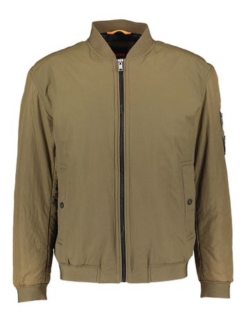 Groene Bomber jacket Boss orange