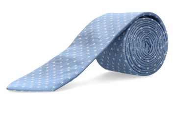 Blauwkleurige das met witte print Hugo Boss