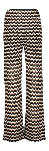 Multicolor losvallende broek met print Carlina Knit Pants Minus