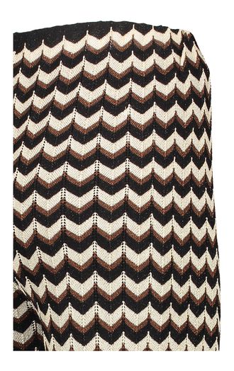 Multicolor losvallende broek met print Carlina Knit Pants Minus
