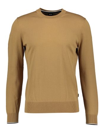 Bruine pull met ronde hals EBELLO Hugo Boss