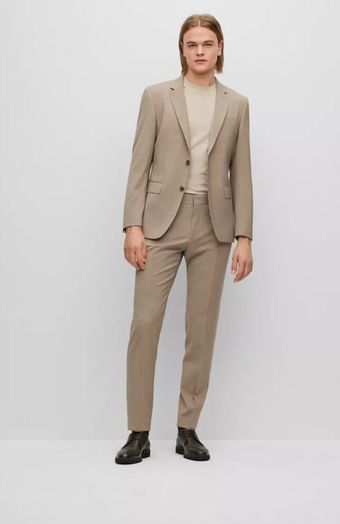 Beige kostuum SLIM FIT Hugo Boss 