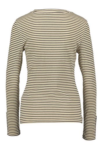 Beige en blauw gestreepte long sleeve Jamela Desires
