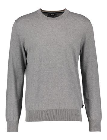 Grijze trui met ronde hals Hugo Boss