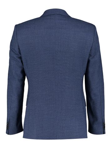 3-delig blauw kostuum met subtiel patroon Hugo Boss 