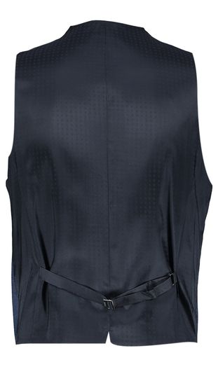 3-delig blauw kostuum met subtiel patroon Hugo Boss 