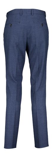 3-delig blauw kostuum met subtiel patroon Hugo Boss 