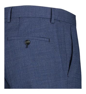3-delig blauw kostuum met subtiel patroon Hugo Boss 