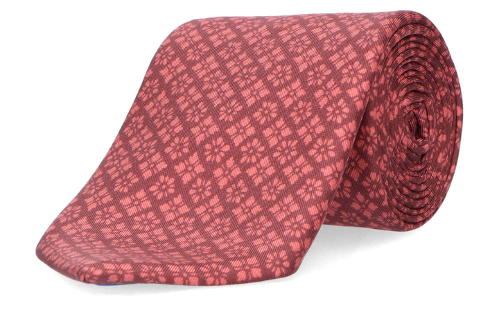 Bordeaux das met print Marchesi di Como