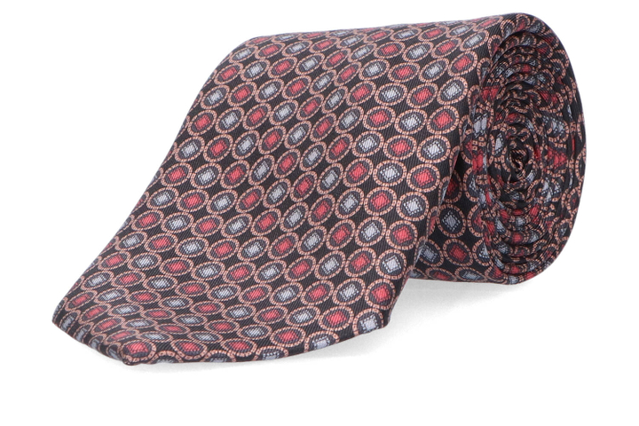 Bordeaux das met print Marchesi di Como