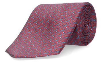 Bordeaux das met print Marchesi di Como
