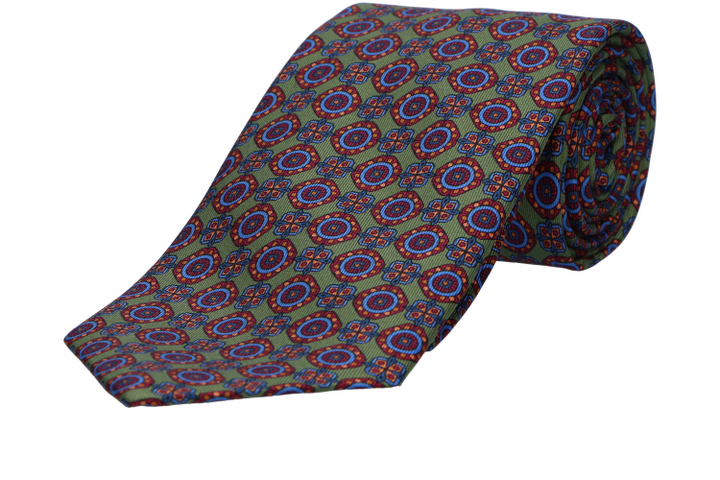 Groene das met cirkelmotief  Marchesi Di Como 