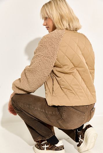 Camel kleurige bomber Osea Kocca