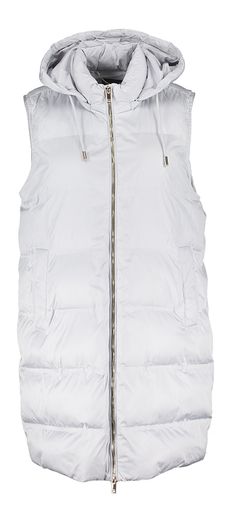Licht grijze bodywarmer Hamamori Kocca