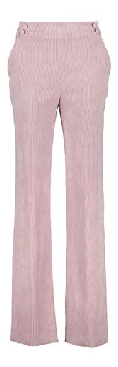 Roze ribfluwelen lange broek Bionne Kocca 