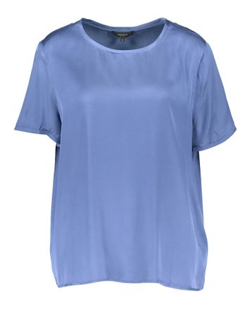 Blauwe blouse met korte mouwen Noelie Kocca