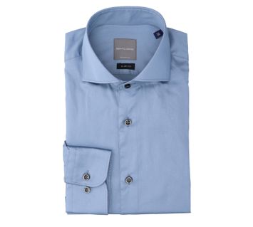 Blauw hemd Rivoli slim fit Gentiluomo 