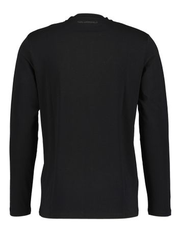 Zwart t-shirt met lange mouwen  21 rue st-guillaume Karl Lagerfeld 