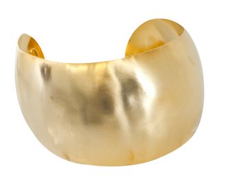 Goudkleurige brede armband Replica Taim