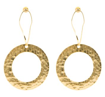Gouden cirkel oorbellen Replica Taim Creations 