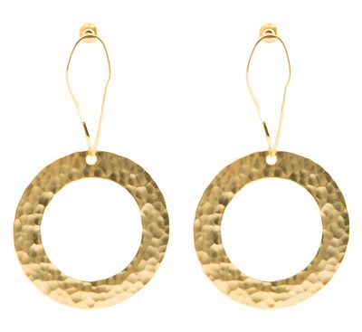 Gouden cirkel oorbellen Replica Taim Creations