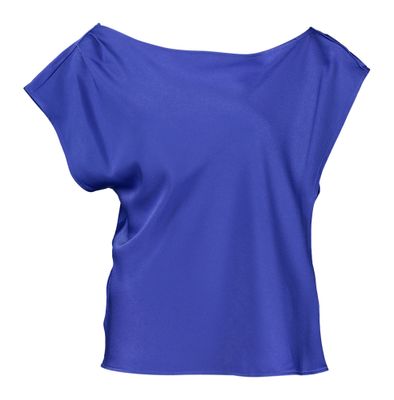 Blauwe blouse Nocher Marella