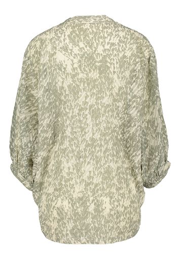 Kaki bloes met print Soaked In Luxury 
