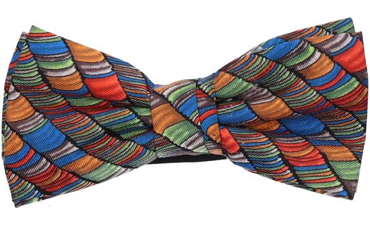 Multicolor vlinderdas in kleurrijke print Marchesi Di Como