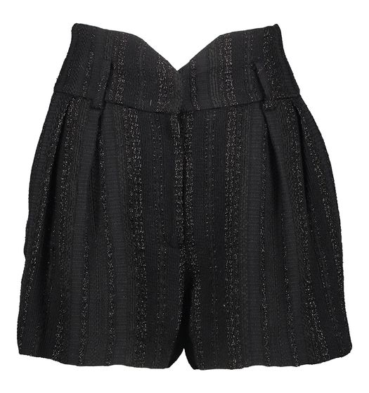 Zwarte short met glitter Dalina Iro Glamour