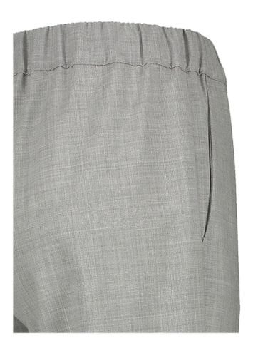 Grijze broek met elastiek Semicouture