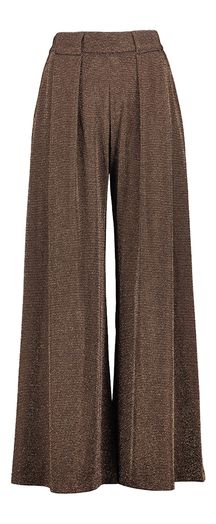 Brons kleurige soepelvallende broek Aspen Momoni