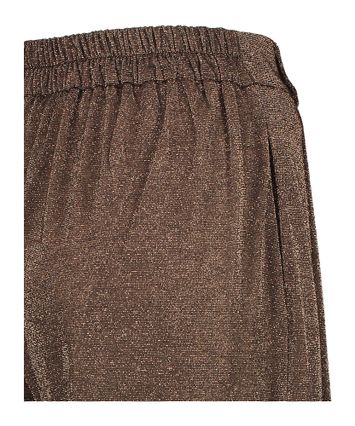 Brons kleurige soepelvallende broek Aspen Momoni